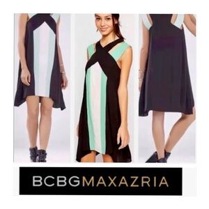 BCBGMAXAZRIA Chantal Colorblock
Sleeveless Sheath Dress
